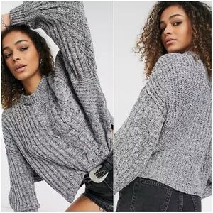 Free People cropped sweater
